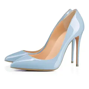 Neueste Mode Frauen High Heel Marke Party Schuhe Büro Stilett hochwertige Fabrik hand gefertigte Damenschuhe