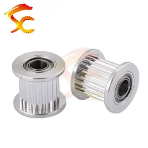 Prezzo di fabbrica alesaggio ruota sincrono 5mm con cuscinetto per la larghezza della cinghia 10MM 2GT <span class=keywords><strong>20</strong></span> denti puleggia per stampante 3D - Product Image 1