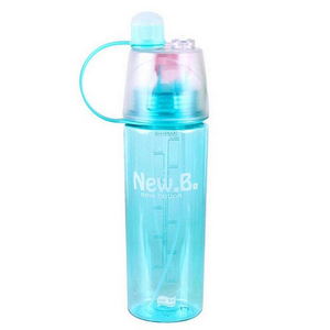 Online Online Shop BPA Free Creative Button Mist <strong>Spray</strong> <strong>Drinking</strong> <strong>Bottle</strong> Portable Atomizing Professional Sports Dual-use <strong>Bottle</strong> - Product Image 2