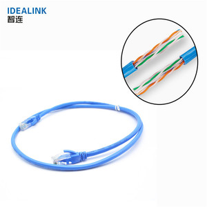Fabricante de China de longitud personalizada Cat5 Cat5E Cat6 redes <span class=keywords><strong>Internet</strong></span> Cables Lan - Product Image 1