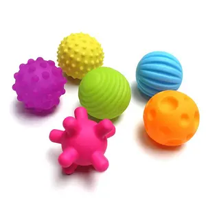 BPA 免费婴儿软球纹理多感觉球为婴儿设置