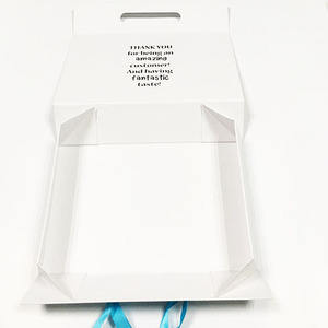 Lujo al por mayor blanco <span class=keywords><strong>mate</strong></span> <span class=keywords><strong>papel</strong></span> plegable Magetic grandes cajas de regalo con la impresión de logotipo personalizado - Product Image 3