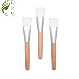 madera cepillo de <span class=keywords><strong>la</strong></span> máscara blanco de pelo sintético de aluminio retráctil varita cepillo de <span class=keywords><strong>la</strong></span> máscara para niña hacer - Product Image 2