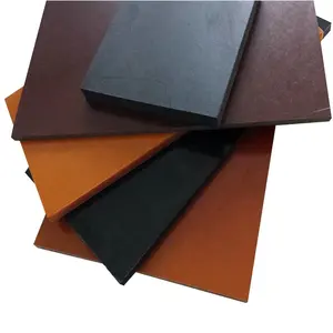 Черная 10 мм электрическая изоляционная панель бакелитовые листы от производителя