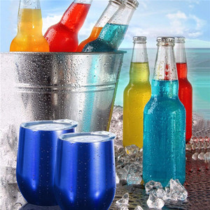 Venta caliente impreso doble pared con aislamiento termo de acero inoxidable de <span class=keywords><strong>vino</strong></span> vacío vaso con tapa - Product Image 6