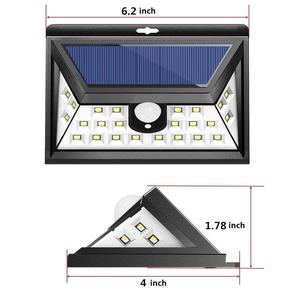 Lampe Solaire 24 LED Etanche IP65 <span class=keywords><strong>Luminaire</strong></span> Exterieur Sans Fil <span class=keywords><strong>avec</strong></span> Détecteur de Mouvement/ Eclairage Exterieur Solaire pour - Product Image 5