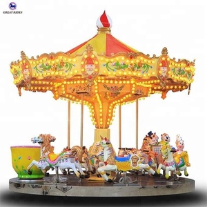 Lujo portátil Parque de Atracciones paseos Carrusel con remolque - Product Image 1