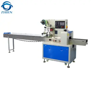 Automatic Food Tray Flow Wrapping Packing Machine