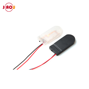 JIAOU Giá Đỡ Pin Đồng Xu 2X2032 Màu Đen/Trắng 6V Có Công Tắc, Dây Điện - Product Image 2