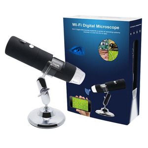 <span class=keywords><strong>Microscope</strong></span> numérique Wifi 1080P 2MP en gros, zoom 1000x, loupe électronique rechargeable par USB, lumière 8LED, IP53 pour PC et téléphone - Product Image 1