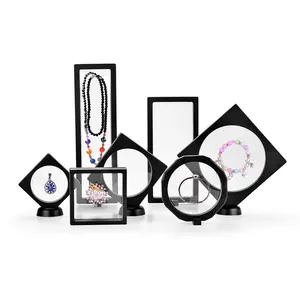 Clear plastic membranes photo frame jewelry box storage packaging display
