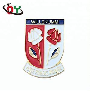 <span class=keywords><strong>Badge</strong></span> maker a buon mercato promozionale personalizzato in bianco dello smalto logo di sicurezza tappo di metallo esercito militare risvolto pin distintivo nessun ordine minimo - Product Image 5