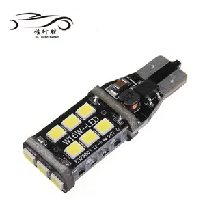 JHSファクトリーサプライW16WT15 2835 15smd canbus led reverse light Car led bulb