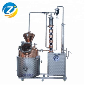 Nueva condición y fermentación equipo de procesamiento de destilería de alcohol, aceite de la fragancia del hidrosol del <span class=keywords><strong>gin</strong></span> - Product Image 2
