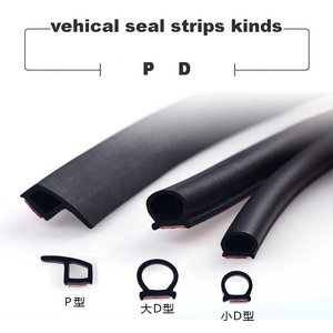Dính Âm Thanh Cách Nhiệt Cao Su Cửa Xe Niêm Phong Strip Cho Thời Tiết Cạnh TRIM - Product Image 6