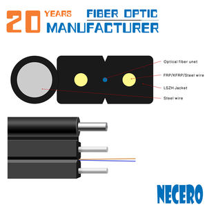 Guter Preis Fiber To The Home Kabel 1/2 Kern SM G657A 9/125 ftth Drop Kabel Glasfaserkabel - Product Image 4