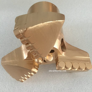 203 มม. 3 ปีก PDC Hard rock non - coring น้ำมันเพชรเจาะบิต - Product Image 4