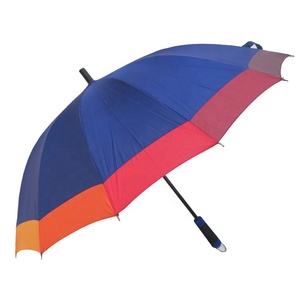 Paraguas de golf recto para adultos Citizen con función a prueba de viento 3 opciones de color-Marco de metal Mango de plástico Sun Travel Friendly
