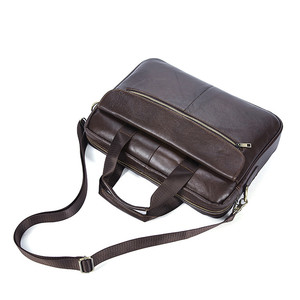 personnalisé 1117 Mode Café <span class=keywords><strong>Ordinateur</strong></span> Portable D'affaires Sac À Main Meilleur <span class=keywords><strong>Serviette</strong></span> En Cuir pour <span class=keywords><strong>homme</strong></span> Avec Bandoulière - Product Image 4