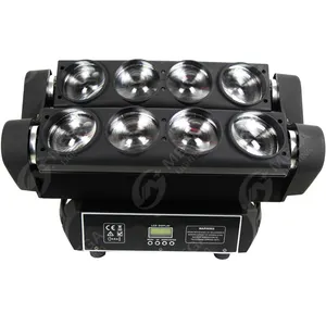 8x12w 4in1rgbw mix color led moving head spider light