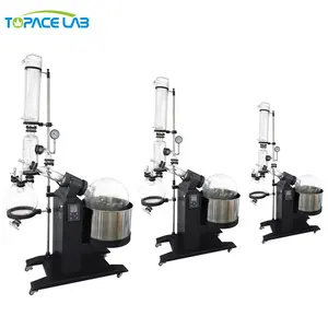 New 5 10 Liter Rotovap Rotary Evaporator Laboratory Distiller Electric Power Source PLC Motor Home Use Vacuum Distillation