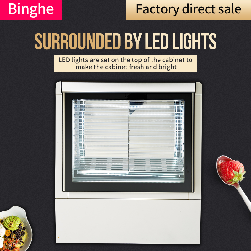 ice cream display table top