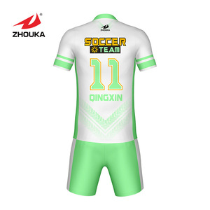 2019 nueva moda fútbol con seco rápido tela sublimación impresión sporting set fútbol jersey para las mujeres - Product Image 4