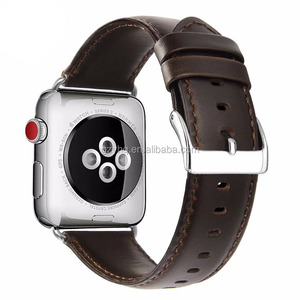 Correa de Reloj Inteligente de Cuero Retro de Lujo para <span class=keywords><strong>Apple</strong></span> <span class=keywords><strong>Watch</strong></span> de 40 mm/44 mm <span class=keywords><strong>con</strong></span> Conector Impermeable - Product Image 6