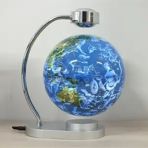 8 pulgadas Globo flotante, levitación magnética GLOBO DE LA TIERRA mapa del mundo con luces LED 360 grados