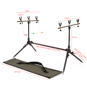 Envío Gratis trípode barato carpa caña de pescar vaina en stock aluminio carpa caña de pescar vaina - Product Image 2