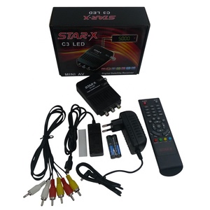 Kỹ thuật số vệ tinh receiver thông minh box dvb-s sao-x c3 led siêu hộp thu vệ tinh - Product Image 5
