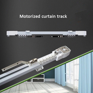 Factory Price Durable Eco-Friendly Motorized Electric <strong>Aluminium</strong> <strong>Curtain</strong> <strong>Track</strong> with Lithium Battery Custom Size Modern Design - Product Image 2