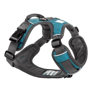 Grosir produsen OEM rompi hewan peliharaan bantalan lembut <span class=keywords><strong>Harness</strong></span> latihan anjing tanpa tarik dengan tali depan dan belakang & pegangan kontrol - Product Image 1