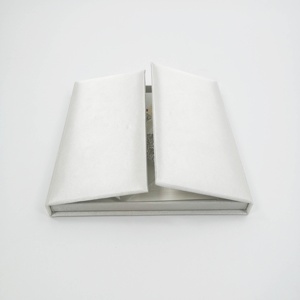 Vente chaude Élégante En Soie Blanche De Luxe En Carton Boîtes <span class=keywords><strong>D</strong></span>'<span class=keywords><strong>invitation</strong></span> De Mariage Avec Noeud Et Boucle - Product Image 6