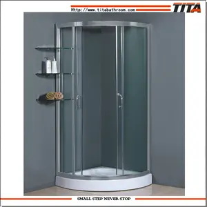 Home high quality tempered glass sliding door shower cabin