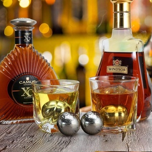 Barra de acero inoxidable <span class=keywords><strong>Whisky</strong></span> Bola de piedra en forma de cubo de hielo para enfriar vino - Product Image 6