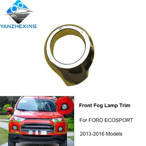 Gzyzx accessori auto anteriore fendinebbia copertura testa fendinebbia copertura Trim abs cromato per FORD ECOSPORT 2013 2014 2015 2016