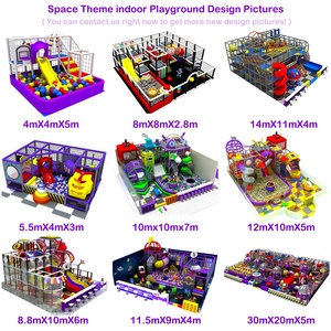 720 m² Jungle Park aire de jeux intérieure Jungle Gym Jeux de <span class=keywords><strong>jeu</strong></span> doux, aire de jeux intérieure en plastique pour enfants Clôture à balles pour centre commercial - Product Image 5