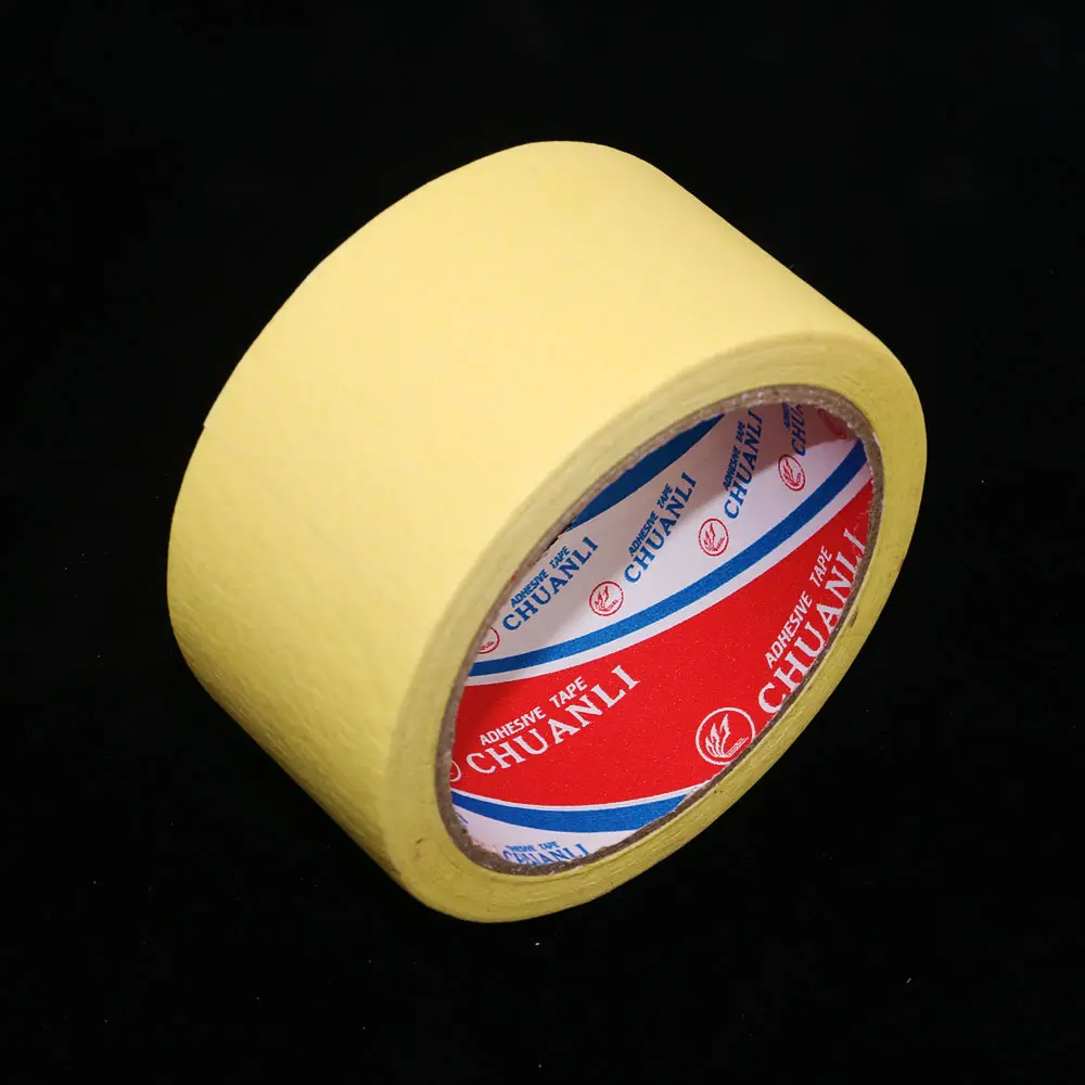 Cheap Good Quality Yiwu Beige Masking Tape使用Crepe Paper