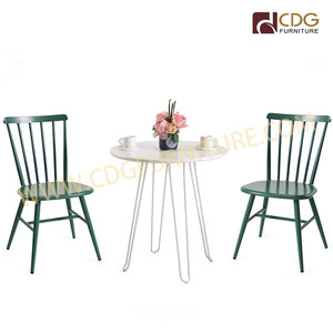 De aluminio Silla de comedor retro acabado windsor bistro visitante sillas para <span class=keywords><strong>contrato</strong></span> comedor uso - Product Image 1