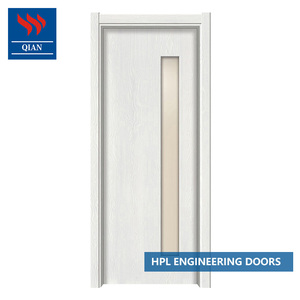 <span class=keywords><strong>Puerta</strong></span> de Madera HPL Laminada Impermeable para Hospital con Ventana de Vidrio - Product Image 4