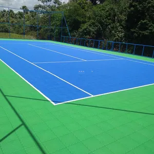 ITF ZERKLAUSTET modularer Sportboden für Schule und Vereine Wettkampf von Tennisplatz Bodenfliesen