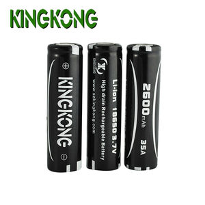 Оптовая продажа литиевая аккумуляторная батарея ICR 18650 <span class=keywords><strong>3</strong></span>,7 В 2600 мАч Kingkong ICR18650 литий-ионный аккумулятор - Product Image 2