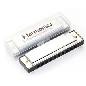 high quality toy musical instrument cheap price harmonica 10 hole for beginner Children Adult