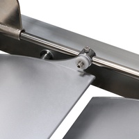 Toldo Exterior Motorizado Vertical de Aleación de Aluminio con Rejilla de 100mm-300mm, Hecho en China