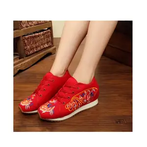 Cukup Bunga Bordir Old Peking Sepatu Nyaman Di Dalam Penari Sepatu Olahraga