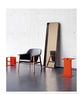 Contemporary Brushed Black Metal Framed Rounded Corner <strong>Wall</strong> <strong>Rectangle</strong> <strong>Mirror</strong> Horizontal or Vertical Design Artisan Home Decor - Product Image 2
