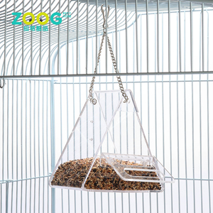 Novidade cantarolando acrílico transparente janela pássaro alimentador alimento - Product Image 4