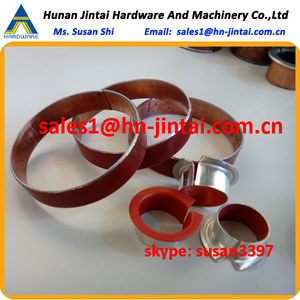 Douille en PTFE rouge avec revêtement en cuivre DP4 54*58*20Lmm Placage étain SF-1D Pompe hydraulique à engrenages Douilles DU - Product Image 3