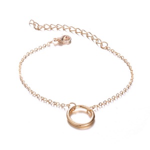 Bracelet de demoiselle <span class=keywords><strong>d</strong></span>'honneur couleur or <span class=keywords><strong>d</strong></span>élicat 3 pièces/ensemble bracelet ouvert <span class=keywords><strong>en</strong></span> alliage de chaîne de noeud pour les femmes - Product Image 5